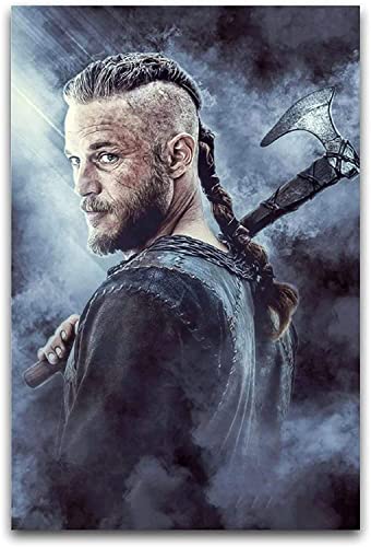 Puzzle für 1000 Teile Wikinger Ragnar Lothbrok 2 Puzzlespiel Erwachsene und Kinder Puzzle Poster 1000 Teile 26x38CM von FPTZL