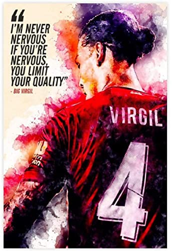 Puzzle für 2000 Teile, Virgil Van Dijk Fußball-Motivations-Puzzlespiel Erwachsene und Kinder Puzzle-Poster 2000 Teile 70x100CM von FPTZL