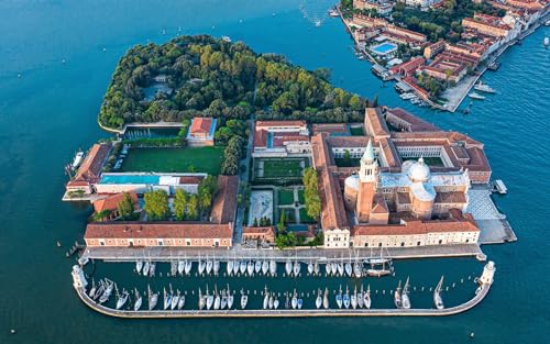 Puzzle für Erwachsene, 1000 Teile, Insel San Giorgio Maggiore, Venedig, Italien, 70 x 50 cm von FPTZL