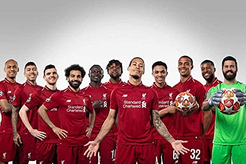 Puzzle für Erwachsene, 1000 Teile, unmögliches Puzzle, Marvel Liverpool Sports Team Poster, Dekompressions-Lernspielzeug für Erwachsene, Geschenkspiel, hochwertige Illustration, 70 x 50 cm von FPTZL