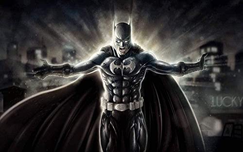 Puzzle für Erwachsene, 2000 Teile, für Erwachsene und Kinder ab 3 Jahren, Batman-Poster, Kunstwerk, Puzzles zum Selbermachen, Geschenke für Erwachsene, Teenager, Kinder, Familien (Zoll) 100 x 70 cm von FPTZL