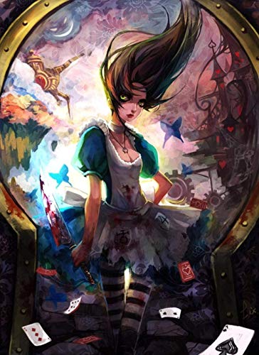 Puzzle für Erwachsene 1000 Teile Alice im Wunderland Puzzles für Kinder Lernspielzeug Denkspiel Geschenk Teenager DIY Home Entertainment Spielzeug 70x50CM Puzzle für Erwachsene 1000 Teile Alice im Wunderland Puzzles für Kinder Lernspielzeug Denkspiel Geschenk Teenager DIY Home Entertainment Spielzeug 70x50CM von FPTZL
