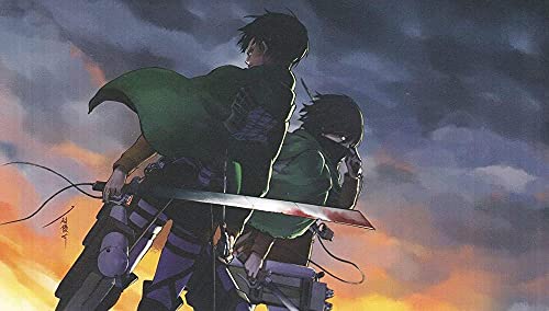 Puzzle für Erwachsene 1000 Teile Anime Attack On Titan Puzzles für Kinder Lernspielzeug Intellektuelles Spiel Geschenk Teenager DIY Home Entertainment Spielzeug 70x50CM von FPTZL