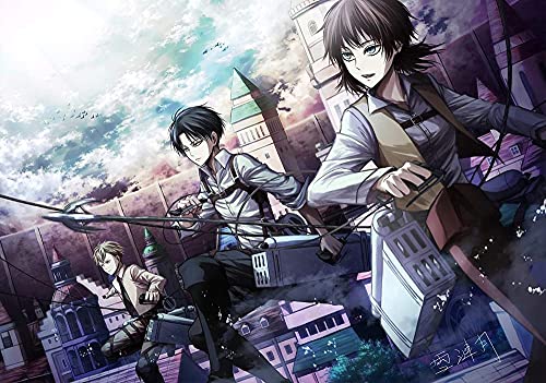 Puzzle für Erwachsene 1000 Teile Anime Attack on Titan Puzzles für Kinder Lernspielzeug Intellektuelles Spiel Geschenk Teenager DIY Home Entertainment Spielzeug 52x38CM Puzzle für Erwachsene 1000 Teile Anime Attack on Titan Puzzles für Kinder Lernspielzeug Intellektuelles Spiel Geschenk Teenager DIY Home Entertainment Spielzeug 52x38CM von FPTZL