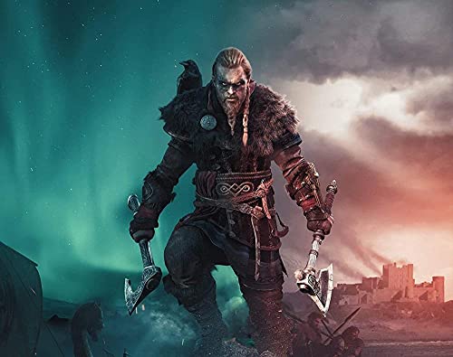 Puzzle für Erwachsene 1000 Teile Assassins Creed Puzzles für Kinder Lernspielzeug Intellektuelles Spiel Geschenk Teenager DIY Home Entertainment Spielzeug 52x38CM von FPTZL