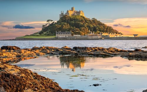Puzzle für Erwachsene 1000 Teile England Cornwall Sonnenuntergang St Michaels Mount 38x26CM Puzzle für Erwachsene 1000 Teile England Cornwall Sonnenuntergang St Michaels Mount 38x26CM von FPTZL