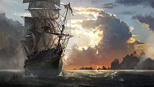 Puzzle für Erwachsene 1000 Teile Fluch der Karibik Filmpuzzles für Kinder Lernspielzeug Intellektuelles Spiel Geschenk Teenager DIY Home Entertainment Spielzeug 70x50CM Puzzle für Erwachsene 1000 Teile Fluch der Karibik Filmpuzzles für Kinder Lernspielzeug Intellektuelles Spiel Geschenk Teenager DIY Home Entertainment Spielzeug 70x50CM von FPTZL