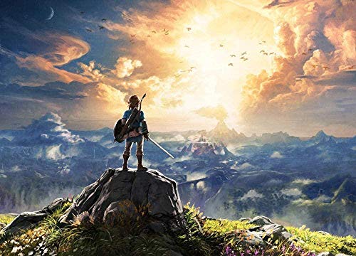 Puzzle für Erwachsene 1000 Teile Zelda Puzzles für Kinder Lernspielzeug Denkspiel Geschenk Teenager DIY Home Entertainment Spielzeug 70x50CM Puzzle für Erwachsene 1000 Teile Zelda Puzzles für Kinder Lernspielzeug Denkspiel Geschenk Teenager DIY Home Entertainment Spielzeug 70x50CM von FPTZL