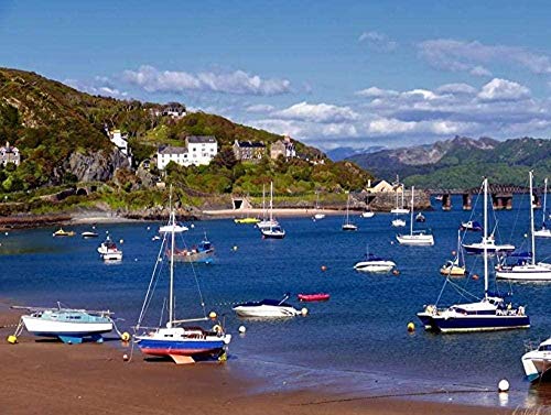 Puzzle mit 1000 Teilen – Barmouth, Wales, Landschaft für Erwachsene und Kinder, Heimdekoration, 70 x 50 cm Puzzle mit 1000 Teilen – Barmouth, Wales, Landschaft für Erwachsene und Kinder, Heimdekoration, 70 x 50 cm von FPTZL