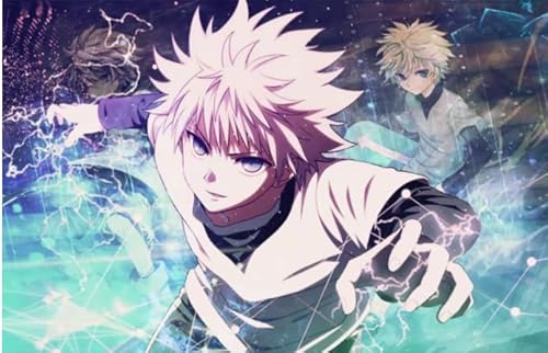 Puzzles 2000 Teile Japanisches klassisches Killua Zoldyck-Poster Anime für Erwachsene Kinder Spiele Lernspielzeug Ke196Zp 70x100CM von FPTZL