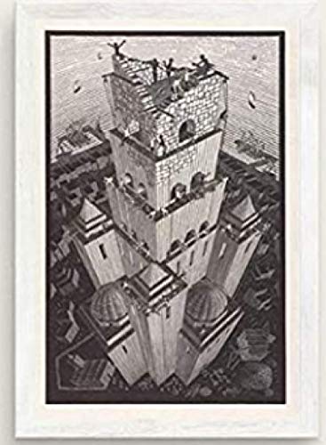 Puzzles 2000 Teile Zusammenbaubild Escher Surrealistische Geometrische Kunst für Erwachsene Kinder Spiele Lernspielzeug Wq124Xz 70x100CM von FPTZL