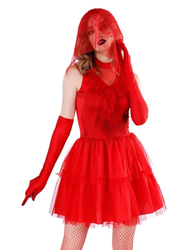 FQLGJMY Frauen Cosplay Kostüm Fancy Kleid Mittelalterliche Maid Uniform Polizistin Gefallener Engel Vampir für Oktoberfest Halloween FQLGJMY Frauen Cosplay Kostüm Fancy Kleid Mittelalterliche Maid Uniform Polizistin Gefallener Engel Vampir für Oktoberfest Halloween von FQLGJMY
