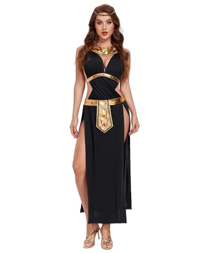 FQLGJMY Frauen Cosplay Kostüm Fancy Kleid griechische Göttin Kleopatra römischer Krieger gefallener Engel Vampir Hexe für Halloween FQLGJMY Frauen Cosplay Kostüm Fancy Kleid griechische Göttin Kleopatra römischer Krieger gefallener Engel Vampir Hexe für Halloween von FQLGJMY