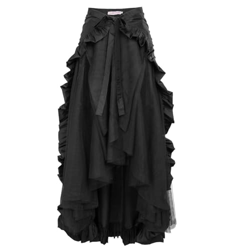 FQLGJMY Frauen Mittelalterliche Röcke Renaissance Gotische Steampunk Pirat Hohe Niedrige Röcke Halloween Cosplay Kostüm FQLGJMY Frauen Mittelalterliche Röcke Renaissance Gotische Steampunk Pirat Hohe Niedrige Röcke Halloween Cosplay Kostüm von FQLGJMY
