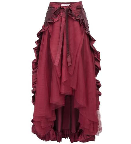 FQLGJMY Frauen Mittelalterliche Röcke Renaissance Gotische Steampunk Pirat Hohe Niedrige Röcke Halloween Cosplay Kostüm FQLGJMY Frauen Mittelalterliche Röcke Renaissance Gotische Steampunk Pirat Hohe Niedrige Röcke Halloween Cosplay Kostüm von FQLGJMY