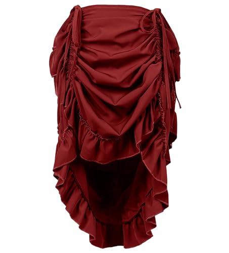 FQLGJMY Frauen Mittelalterliche Röcke Renaissance Gotische Steampunk Pirat Hohe Niedrige Röcke Halloween Cosplay Kostüm FQLGJMY Frauen Mittelalterliche Röcke Renaissance Gotische Steampunk Pirat Hohe Niedrige Röcke Halloween Cosplay Kostüm von FQLGJMY