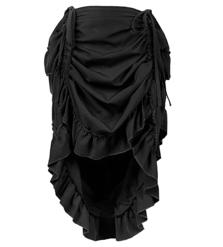 FQLGJMY Frauen Mittelalterliche Röcke Renaissance Gotische Steampunk Pirat Hohe Niedrige Röcke Halloween Cosplay Kostüm FQLGJMY Frauen Mittelalterliche Röcke Renaissance Gotische Steampunk Pirat Hohe Niedrige Röcke Halloween Cosplay Kostüm von FQLGJMY