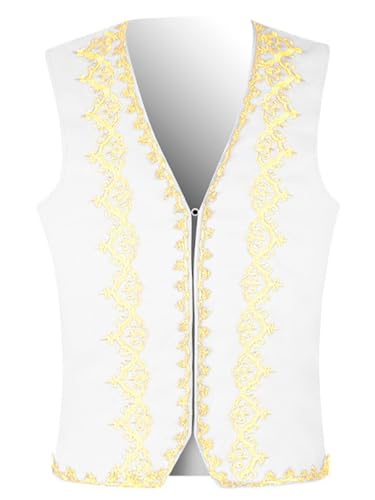 FQLGJMY Männer Mittelalterliche Renaissance Weste Gotische Wikinger Piraten Kostüm Halloween Maskerade Outfit Jacquard Anzug FQLGJMY Männer Mittelalterliche Renaissance Weste Gotische Wikinger Piraten Kostüm Halloween Maskerade Outfit Jacquard Anzug von FQLGJMY