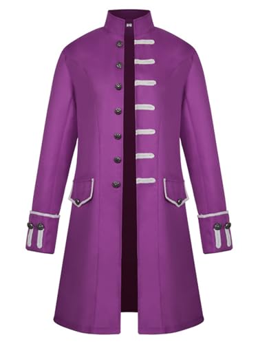 FQLGJMY Männer Mittelalterliche Steampunk Tailcoat Jacke Victorian Frock Mantel Piraten Uniform Halloween Vampire Kostüm FQLGJMY Männer Mittelalterliche Steampunk Tailcoat Jacke Victorian Frock Mantel Piraten Uniform Halloween Vampire Kostüm von FQLGJMY