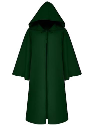 FQLGJMY Männer & Frauen Mittelalterliche Kapuzenmode Renaissance Gotische Zauberer Kap Grim Reaper Halloween Cosplay Kostüm FQLGJMY Männer & Frauen Mittelalterliche Kapuzenmode Renaissance Gotische Zauberer Kap Grim Reaper Halloween Cosplay Kostüm von FQLGJMY