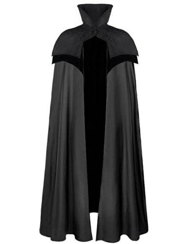 FQLGJMY Männer & Frauen Mittelalterliche Kapuzenmode Renaissance Gotische Zauberer Kap Grim Reaper Halloween Cosplay Kostüm FQLGJMY Männer & Frauen Mittelalterliche Kapuzenmode Renaissance Gotische Zauberer Kap Grim Reaper Halloween Cosplay Kostüm von FQLGJMY