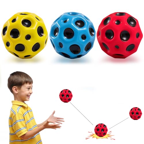 Hohe Springender Gummiball,Space Theme Bouncy Moon Balls,7 cm Mini Jump Ball für Interaktives Spielzeug zum Stressabbau,Hüpfbälle for Kids Party Gift Im Freien Hohe Springender Gummiball,Space Theme Bouncy Moon Balls,7 cm Mini Jump Ball für Interaktives Spielzeug zum Stressabbau,Hüpfbälle for Kids Party Gift Im Freien von FQQF
