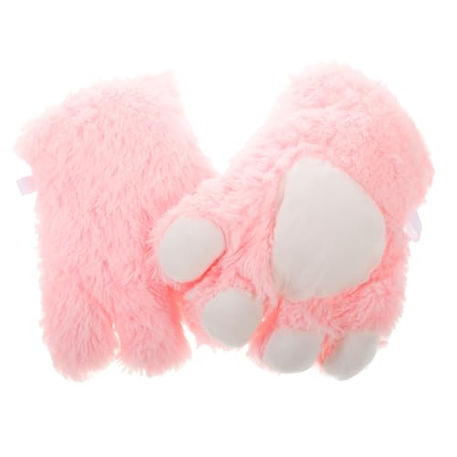 FRCOLOR 1 Paar Cat's Claw-Handschuhe Und Haustier für Kratzen Kratzer warme Katzenpfotenhandschuhe Dekorative Handschuhe Flauschige Katzenkrallenhandschuhe Plüsch Rosa FRCOLOR 1 Paar Cat's Claw-Handschuhe Und Haustier für Kratzen Kratzer warme Katzenpfotenhandschuhe Dekorative Handschuhe Flauschige Katzenkrallenhandschuhe Plüsch Rosa von FRCOLOR