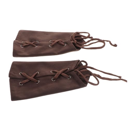 FRCOLOR 1 Paar Renaissance-Armschienen armlehnen armschützer Halloween-Attacken Oktoberfest-Outfit Bayerisches Zubehör mittelalterliche Accessoires für Damen Armwächter Polyester Brown FRCOLOR 1 Paar Renaissance-Armschienen armlehnen armschützer Halloween-Attacken Oktoberfest-Outfit Bayerisches Zubehör mittelalterliche Accessoires für Damen Armwächter Polyester Brown von FRCOLOR