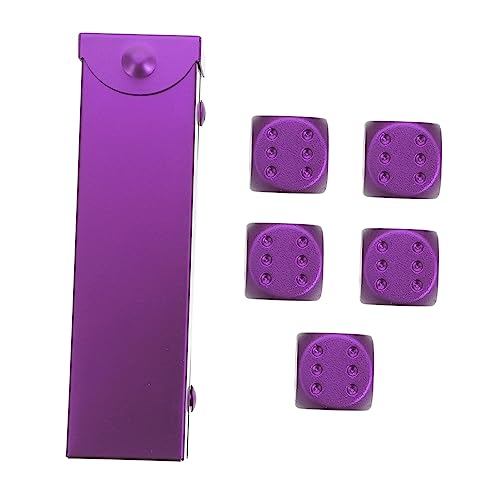 FRCOLOR 1 Satz Aluminium Legierung Würfel Set Kleine Metallwürfel für Partys Ktv Getränke und Feiertags Spiele Verarbeitung Farbe Leicht und Einfach zu Greifen FRCOLOR 1 Satz Aluminium Legierung Würfel Set Kleine Metallwürfel für Partys Ktv Getränke und Feiertags Spiele Verarbeitung Farbe Leicht und Einfach zu Greifen von FRCOLOR
