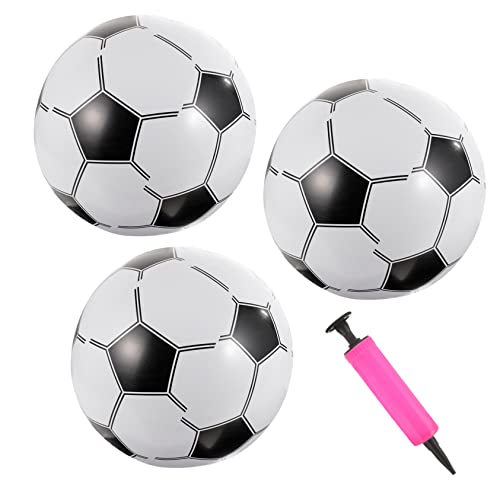 FRCOLOR 1 Satz Aufblasbarer Strandball Set für Teiliges Set Bälle Pumpe für Spaß im Freien Wasser für Strand und Gartenpartys für Altersgruppen Geeignet von FRCOLOR