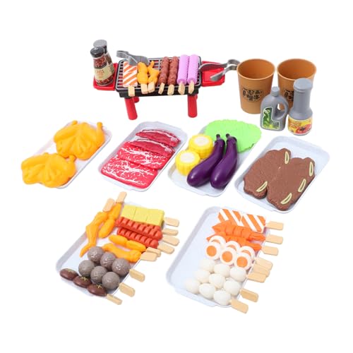 FRCOLOR 1 Satz BBQ Grill Spielzeugset für Teiliges Set mit Kreativem Kochzubehör für Rollenspiele und Fantasievolles im Kinderzimmer FRCOLOR 1 Satz BBQ Grill Spielzeugset für Teiliges Set mit Kreativem Kochzubehör für Rollenspiele und Fantasievolles im Kinderzimmer von FRCOLOR