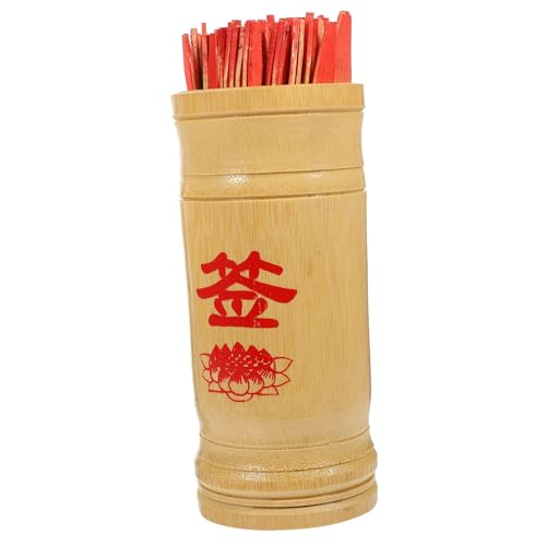FRCOLOR 1 Satz Bambus Wahrsagestäbchen Traditionelles Chinesisches Wahrsage für Interaktive Spiele und Dekoration für Zuhause und Tempel FRCOLOR 1 Satz Bambus Wahrsagestäbchen Traditionelles Chinesisches Wahrsage für Interaktive Spiele und Dekoration für Zuhause und Tempel von FRCOLOR