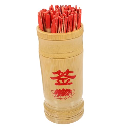 FRCOLOR 1 Satz Bambus Wahrsagestäbchen mit Aufbewahrungseimer Chinesisches Wahrsage Spiel für Glück und Vorhersagen und Robust für Familien und Freunde FRCOLOR 1 Satz Bambus Wahrsagestäbchen mit Aufbewahrungseimer Chinesisches Wahrsage Spiel für Glück und Vorhersagen und Robust für Familien und Freunde von FRCOLOR
