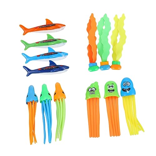 FRCOLOR 1 Satz Bunten Tauchspielzeugen für Spaß im Schwimmbad mit Tauchhaien Seetang Tauchkraken und Wasserspielzeug für Sommeraktivitäten Zufällige Farbe Zufällige Farbe FRCOLOR 1 Satz Bunten Tauchspielzeugen für Spaß im Schwimmbad mit Tauchhaien Seetang Tauchkraken und Wasserspielzeug für Sommeraktivitäten Zufällige Farbe Zufällige Farbe von FRCOLOR