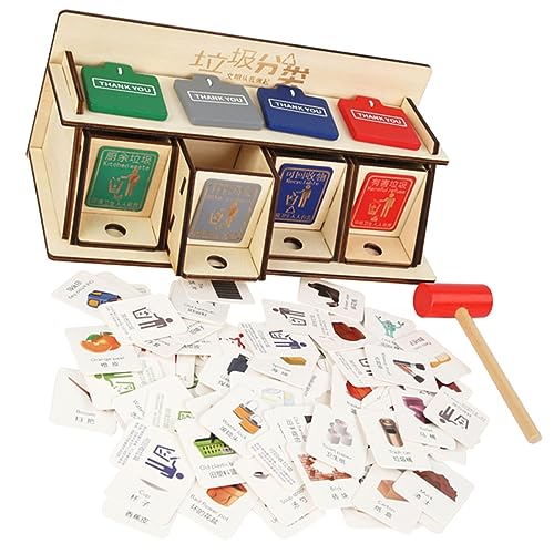 FRCOLOR 1 Satz DIY Abfalltrennspielzeug für Lernspielzeug aus Holz zur Müllsortierung Pädagogisches für Frühe Bildung Kreatives und Lustiges Spiel FRCOLOR 1 Satz DIY Abfalltrennspielzeug für Lernspielzeug aus Holz zur Müllsortierung Pädagogisches für Frühe Bildung Kreatives und Lustiges Spiel von FRCOLOR