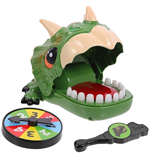 FRCOLOR 1 Satz Dinosaurier Fingerbeißspielzeug Tricky Toy für Kreatives Zähne Spiel Familienspiel und Partyspiel Sicher für Stundenlangen Spaß von FRCOLOR