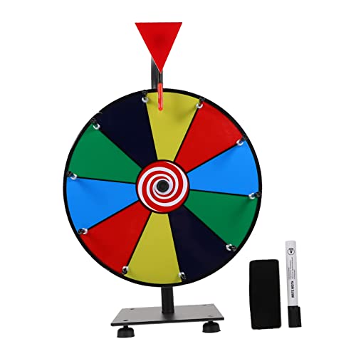 FRCOLOR 1 Satz Drehrad mit Abwischbarem Marker Lustiges und Kompaktes für Verlosungen Spiele und Partys für Firmenveranstaltungen und Karneval FRCOLOR 1 Satz Drehrad mit Abwischbarem Marker Lustiges und Kompaktes für Verlosungen Spiele und Partys für Firmenveranstaltungen und Karneval von FRCOLOR