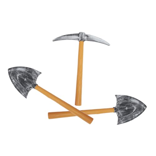 FRCOLOR 1 Satz Dwarf Spade und Pickaxe Requisiten Modell Werkzeug für Kostüme Cosplay Zubehör Dekoration für Halloween und Bühnenaufführungen von FRCOLOR