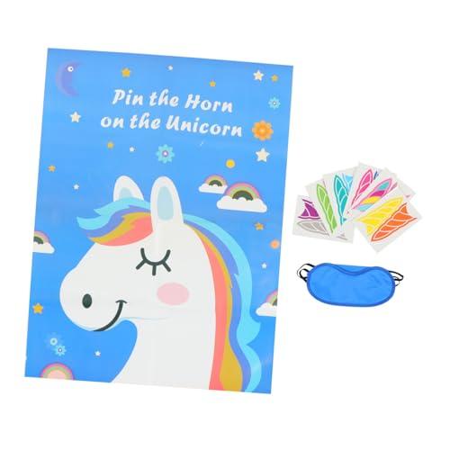 FRCOLOR 1 Satz Einzigartiges Einhorn Geburtstags Spielset Kreatives Partyspiel für Einfach zu Verwenden Flexibles Design und Langlebige Materialien für Unvergessliche Feiern FRCOLOR 1 Satz Einzigartiges Einhorn Geburtstags Spielset Kreatives Partyspiel für Einfach zu Verwenden Flexibles Design und Langlebige Materialien für Unvergessliche Feiern von FRCOLOR