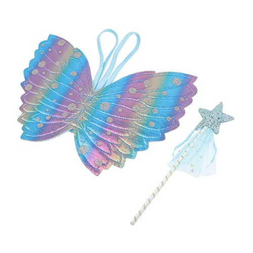 FRCOLOR 1 Satz Engel Flügel Feenstab Set für Mädchen mit Magischem Zauberstab und Eleganten Flügeln für Kostümparty Geburtstag und Festliche Anlässe Liebevolles FRCOLOR 1 Satz Engel Flügel Feenstab Set für Mädchen mit Magischem Zauberstab und Eleganten Flügeln für Kostümparty Geburtstag und Festliche Anlässe Liebevolles von FRCOLOR