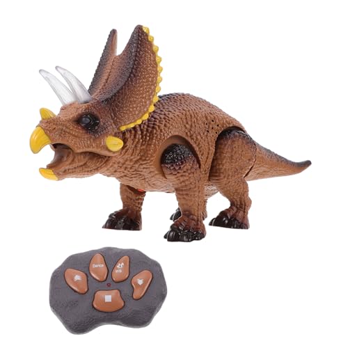 FRCOLOR 1 Satz Fernbedienter Dinosaurier Triceratops mit Licht und Musik Elektronisches für Kognitiven Fähigkeiten für Jungen und Mädchen Ab Jahren FRCOLOR 1 Satz Fernbedienter Dinosaurier Triceratops mit Licht und Musik Elektronisches für Kognitiven Fähigkeiten für Jungen und Mädchen Ab Jahren von FRCOLOR