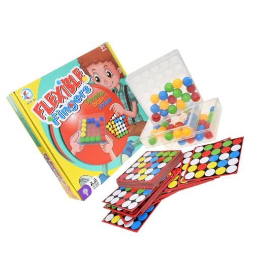 FRCOLOR 1 Satz Finger Brettspiel für Interaktives Problemlösungsfähigkeiten und Hand Augen Koordination für Familien und Spielabende von FRCOLOR