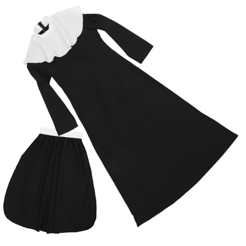 FRCOLOR 1 Satz Frauen Cosplay Prop Priester Plus Erwachsene Meilen Gewohnheit halloween costume halloween kleidung halloweenkostüme Halloween-Kostüm Frauen Nonnenkostüm für Damen Elasthan von FRCOLOR