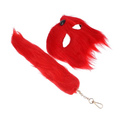 FRCOLOR 1 Satz Fuchs Maske mit Set Halloween Tiermaske für Cosplay und Kostüm Events Teiliges Set Hochwertigem Kunstpelz für Unvergessliche Auftritte FRCOLOR 1 Satz Fuchs Maske mit Set Halloween Tiermaske für Cosplay und Kostüm Events Teiliges Set Hochwertigem Kunstpelz für Unvergessliche Auftritte von FRCOLOR