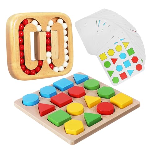 FRCOLOR 1 Satz Geometrische Denkspiele für Ältere Erwachsene Interaktive Kognitive Trainingsspiele mit Rotierenden Kugeln FRCOLOR 1 Satz Geometrische Denkspiele für Ältere Erwachsene Interaktive Kognitive Trainingsspiele mit Rotierenden Kugeln von FRCOLOR