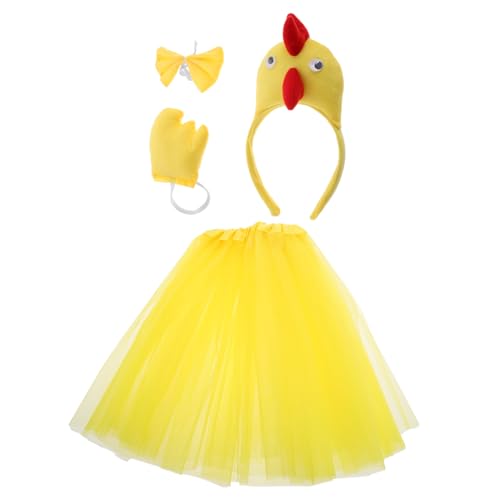 FRCOLOR 1 Satz Hahn-anziehset Hühnerstirnband Huhn-tier-stirnband Verkleiden Sich Tutu Für Kleine Mädchen Kleinkind Tutu Kleider Für Kleine Mädchen Kostüm Für Huhn Yellow Tuch FRCOLOR 1 Satz Hahn-anziehset Hühnerstirnband Huhn-tier-stirnband Verkleiden Sich Tutu Für Kleine Mädchen Kleinkind Tutu Kleider Für Kleine Mädchen Kostüm Für Huhn Yellow Tuch von FRCOLOR