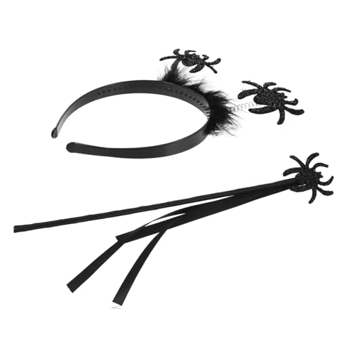 FRCOLOR 1 Satz Halloween Haarreif Set mit Zauberstab Teiliges Kostümzubehör für Frauen und Mädchen Accessoire für Karneval Partys und Bühnenauftritte Leicht und Bequem Filz Gefertigt FRCOLOR 1 Satz Halloween Haarreif Set mit Zauberstab Teiliges Kostümzubehör für Frauen und Mädchen Accessoire für Karneval Partys und Bühnenauftritte Leicht und Bequem Filz Gefertigt von FRCOLOR