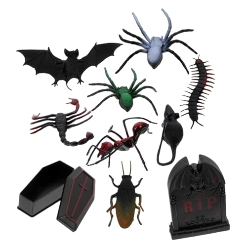 FRCOLOR 1 Satz Halloween Miniatur Dekoration Grabstein und mit Tierischen Figuren für Gruselige Halloween Deko Miniatur Settings und DIY Projekte FRCOLOR 1 Satz Halloween Miniatur Dekoration Grabstein und mit Tierischen Figuren für Gruselige Halloween Deko Miniatur Settings und DIY Projekte von FRCOLOR