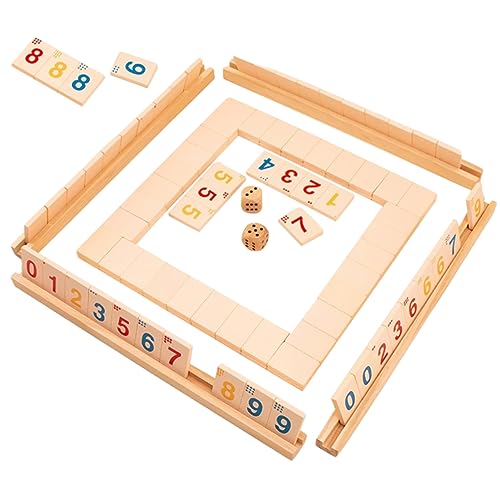FRCOLOR 1 Satz Holz Brettspiel für Spieler Digitales Zahlen Dice Game für Eltern und Pädagogisches zur Logischen Denkens rutschfeste Unterseite Langlebig und Sicher FRCOLOR 1 Satz Holz Brettspiel für Spieler Digitales Zahlen Dice Game für Eltern und Pädagogisches zur Logischen Denkens rutschfeste Unterseite Langlebig und Sicher von FRCOLOR