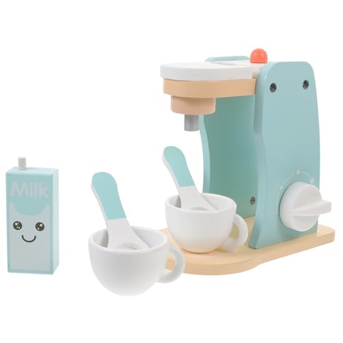 FRCOLOR 1 Satz Holz Kaffeemaschinen Spielset für Espresso Maschine und Zubehör Rollenspielzeug für Kleinkinder Kreativität und Sozialen Fähigkeiten FRCOLOR 1 Satz Holz Kaffeemaschinen Spielset für Espresso Maschine und Zubehör Rollenspielzeug für Kleinkinder Kreativität und Sozialen Fähigkeiten von FRCOLOR